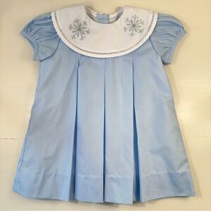 Lullaby Set Blue Snowflake Dress 12M